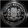 Image 2 : AFRICAN WILDLIFE ELEPHANT 1 OZ 0.999 SILVER ROUND