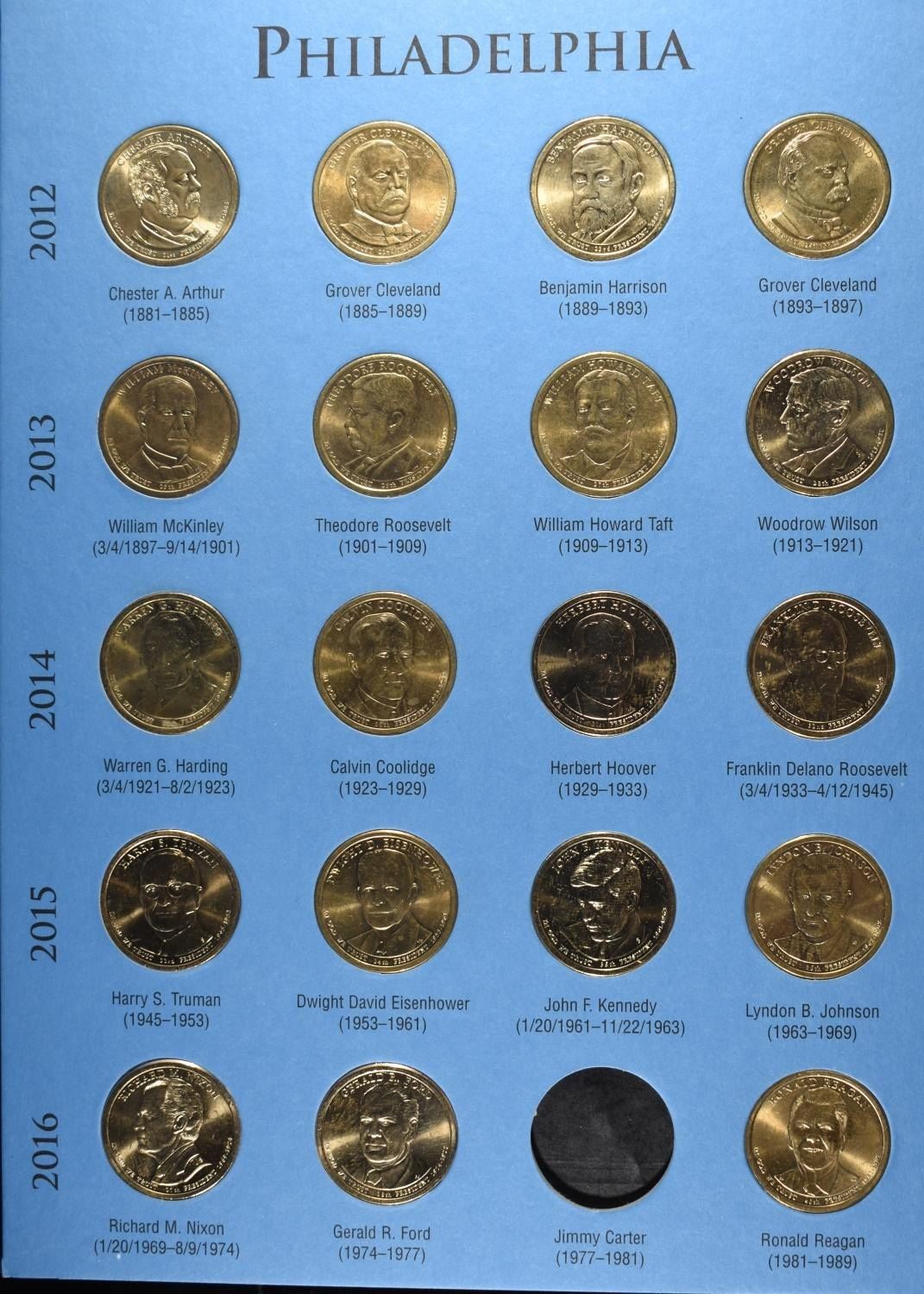 PRESIDENTIAL DOLLARS COLLECTION