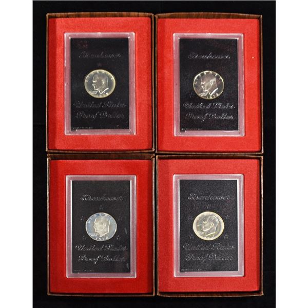 (3) 1972 & 1974 EISENHOWER DOLLAR PROOFS