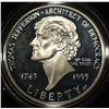 Image 2 : 1993 $1 COMMEM THOMAS JEFFERSON 250TH ANNIV PR