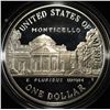 Image 3 : 1993 $1 COMMEM THOMAS JEFFERSON 250TH ANNIV PR