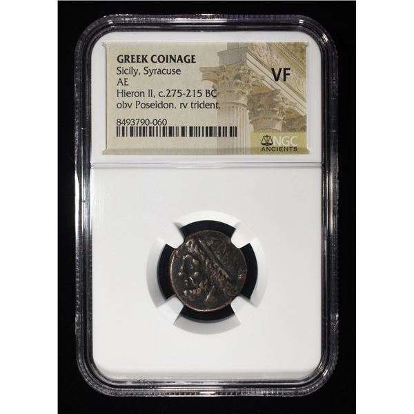 HIERON II, C. 275-215 BC NGC VF