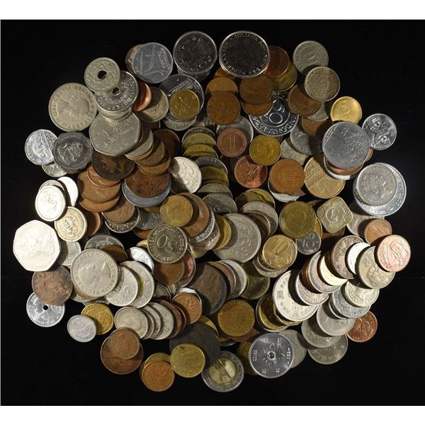 5 LBS FOREIGN COINS