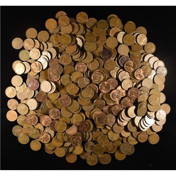 (500) WHEAT CENTS MIXED DATES