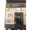 Image 4 : (2) Square D #FA34100 / 100A Circuit Breakers