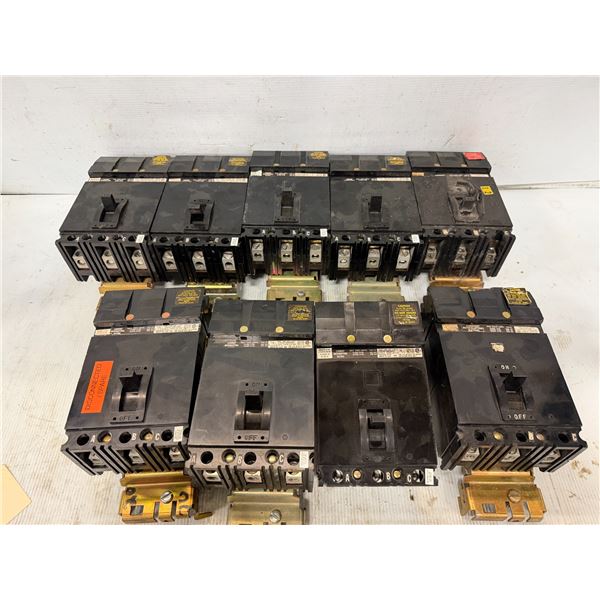 Lot of Square D Circuit Breakers