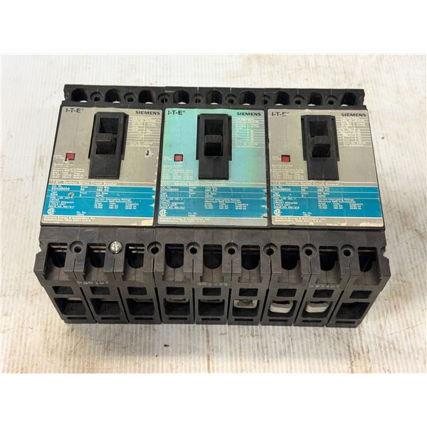 Lot of (3) Siemens Circuit Breakers