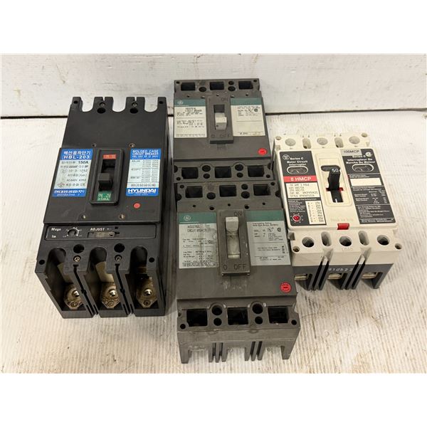 Lot of (4) Misc. Circuit Breakers