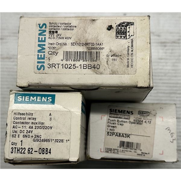Lot of (3) Misc. Siemens Items