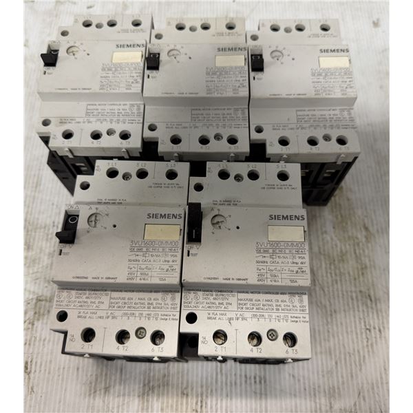 Lot of (5) Siemens #3VU1600-0MM00