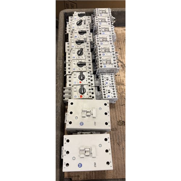 Lot of Allen-Bradley Contactors & Circuit Breakers
