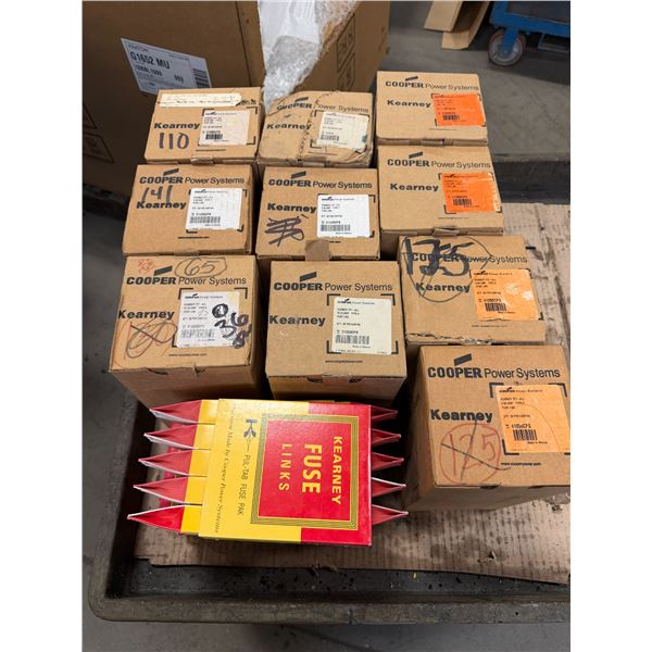 Lot of Cooper Power Systems Kearney Fit-All Fuse Links (Various Amperage)