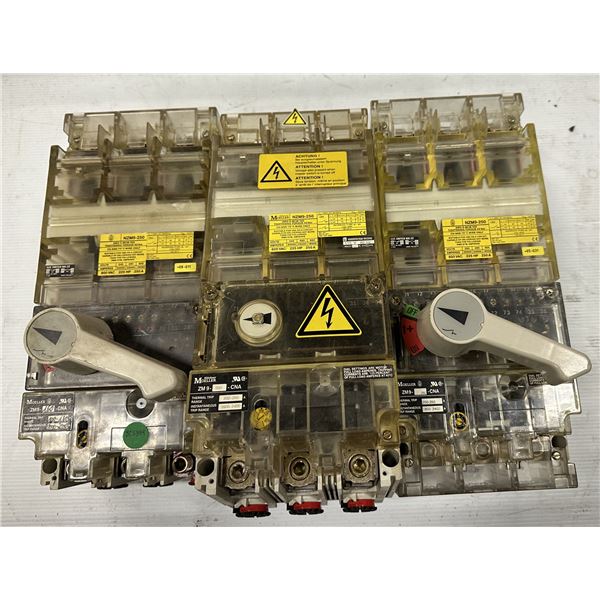 (3) Moeller #ZM9-250-CNA Circuit Breakers