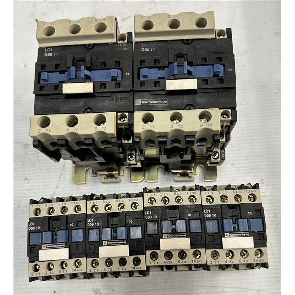 Lot of (6) Telemecanique Contactors
