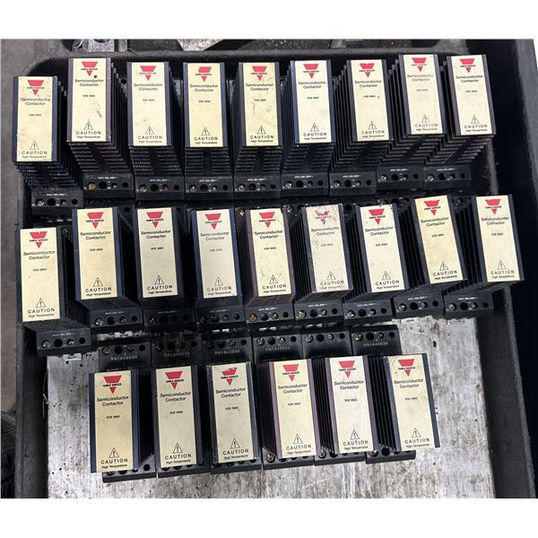 Lot of (24) Carlo Gavazzi #VDE 0660 Semiconductor Contactors
