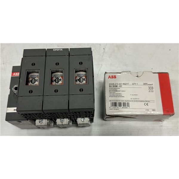 Lot of (2) ABB Items #OS60GJ03 & #SU 203M-K1