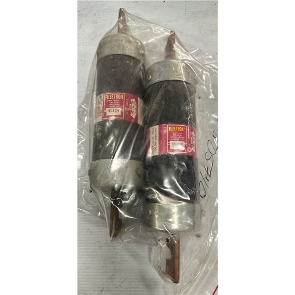 (2) Fusetron #FRS-R-225 Fuses