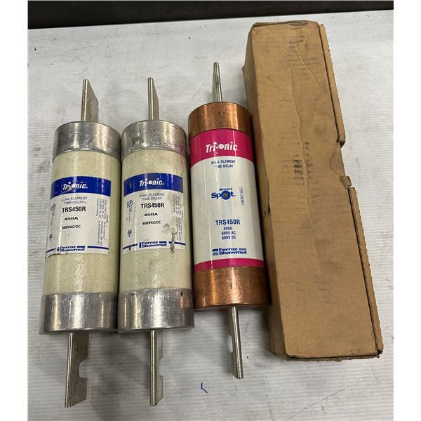 (4) Ferraz Shawmut #TRS450R Fuses