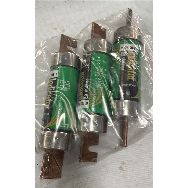 (3) Littlefuse #LLSRK 400 ID Fuses