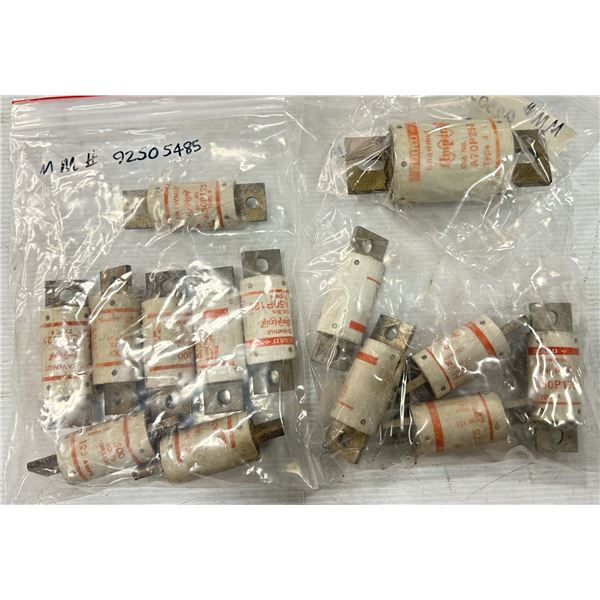 Lot of (14) Assorted Shawmut Fuses