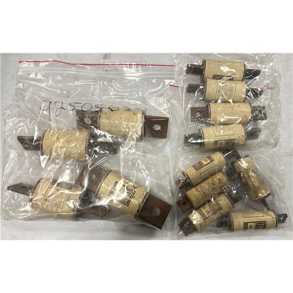 Lot of (13) Assorted Buss Tron Fuses