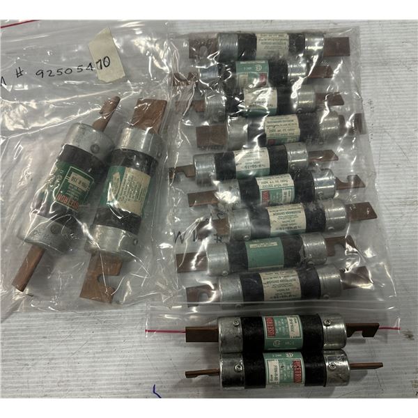 Lot of (13) Assorted Fuses #FRN-R-150 / #FRN-R-80