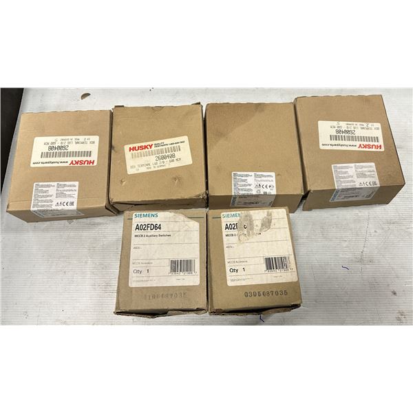 Lot of (6) Siemens Items 4-#3RT1966-4G & 2-#A02FD64