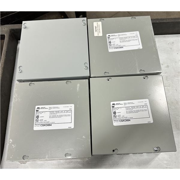 (4) Hammond #CSKO884 Electrical Enclosures