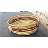 Image 2 : HAND WOVEN FIRST NATIONS BUFFALO GRASS BASKET 12" X 4"