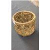 Image 2 : HAND WOVEN FIRST NATIONS BASKET 5" X 4"