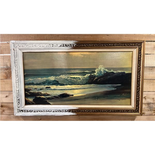 FRAMED PRINT BY ROBERT WOOD 57" X 33"