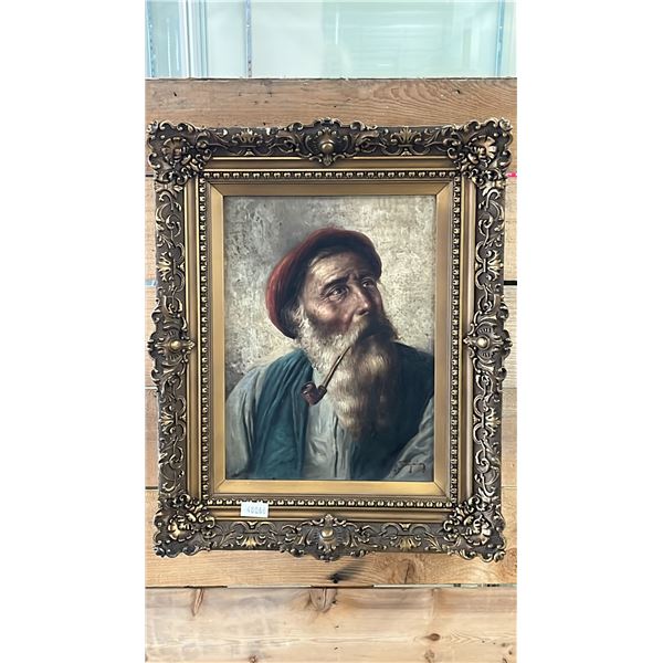 FRAMED ORIGINAL ARTIST SIGNED OIL ON CANVAS 17.5" X 22"