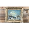 Image 1 : FRAMED ORIGINAL ARTIST SIGNED OIL ON CANVAS 19" X 16"