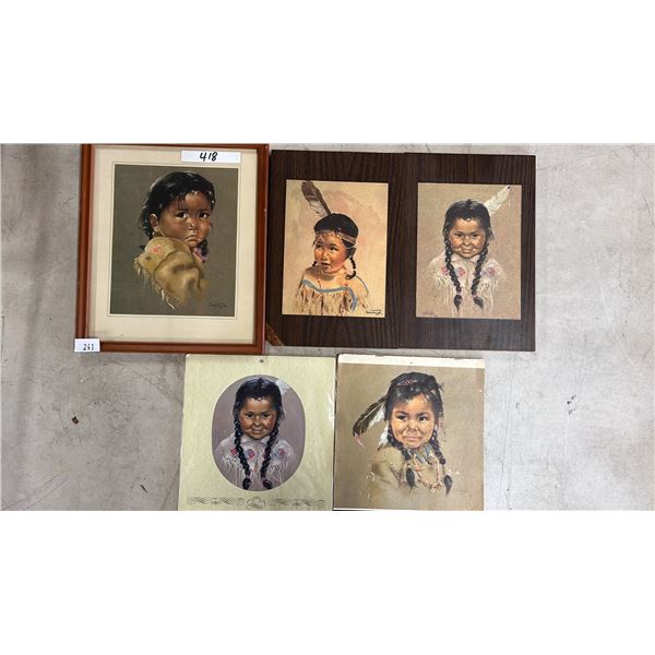 ASSORTED ARTWORK BY DOROTHY OXBOROUGH