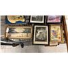 Image 2 : SHELF OF ASSORTED FRAMED ARTWORK