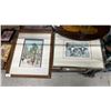 Image 4 : SHELF OF ASSORTED FRAMED ARTWORK