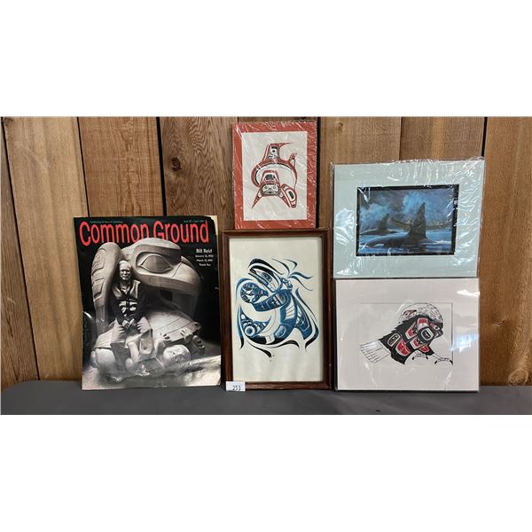 ASSORTED FIRST NATIONS ARTWORK