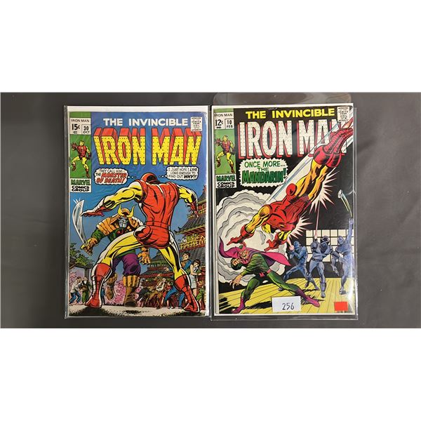 MARVEL THE INVINCIBLE IRON MAN #10 & MARVEL THE INVINCIBLE IRON MAN #30 COMIC BOOKS