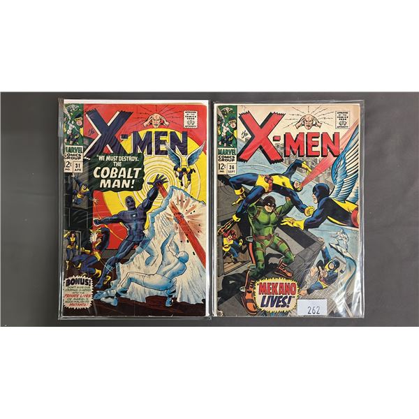 MARVEL THE X-MEN #31 & MARVEL THE X-MEN #36 COMIC BOOKS