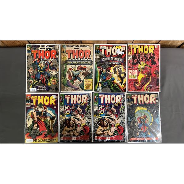 (8) MARVEL THE MIGHTY THOR COMIC BOOKS INCLUDING; #110, 123, 127, 131, 136, 152 & 153