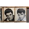 Image 3 : (8) FRAMED VINTAGE BLACK & WHITE ELVIS PRESLEY PHOTO PRINTS