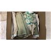 Image 5 : BOX OF VINTAGE DECORATIVE PLATES & MUSIC BOOKS & BOX OF ASSORTED TABLE LINENS