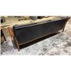Image 5 : MADE IN NORWAY MID-CENTURY MODERN ROSEWOOD FOUR SEAT LEATHER SOFA WITH MATCHING HIGH BACK CHAIR