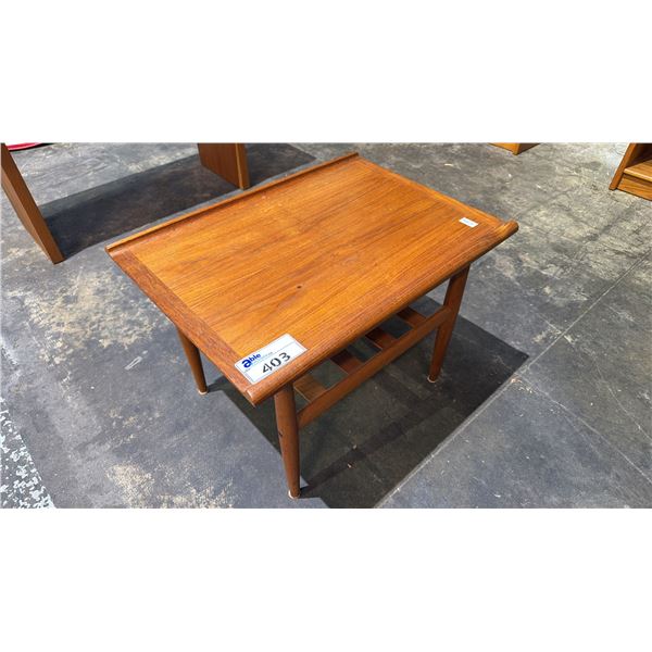 DANISH MODERN TEAK END TABLE