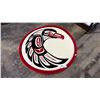 Image 1 : FIRST NATIONS ROUND RUG: 46.5" DIAMETER