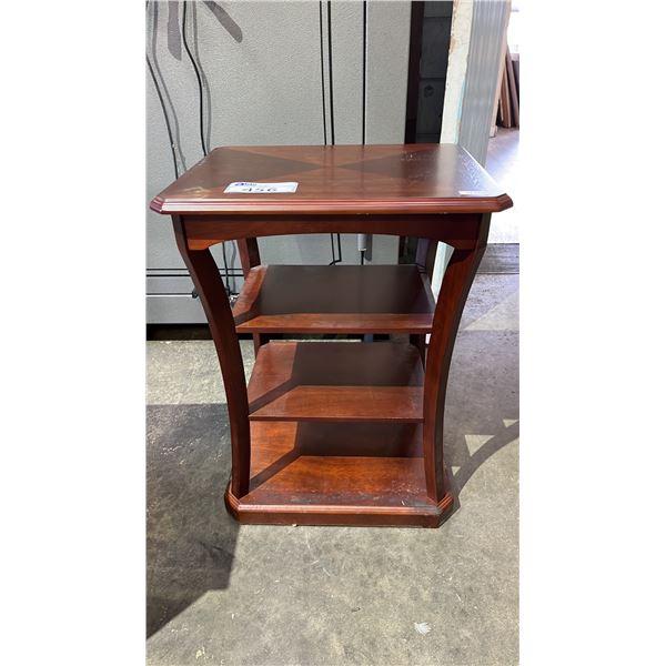 FEDERAL STYLE WOOD 4-TIER SIDE TABLE