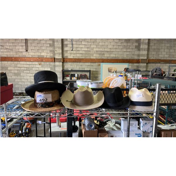 (5) ASSORTED HATS