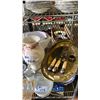Image 4 : SHELF OF ASSORTED CHINA, METAL SERVING TRAY, PLASTIC BOWLS, VASE & MORE