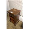 Image 1 : 1 DRAWER 2-SHELF MAHOGANY SIDE TABLE