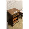 Image 2 : 1 DRAWER 2-SHELF MAHOGANY SIDE TABLE